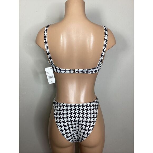 New SKIN BY SAME houndstooth bikini. Retails $220. S-top/M-bottom - Picture 4 of 11
